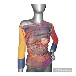 Save the Queen Printed Top